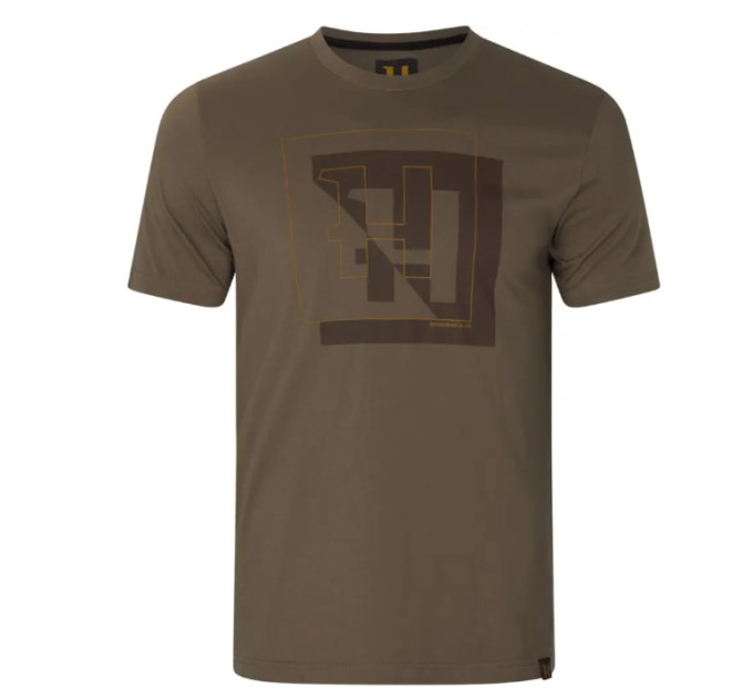 Футболка Harkila H-logo S/S коричневая