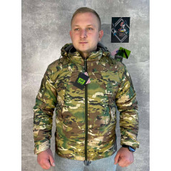 Куртка с утеплителем флис (multicam)