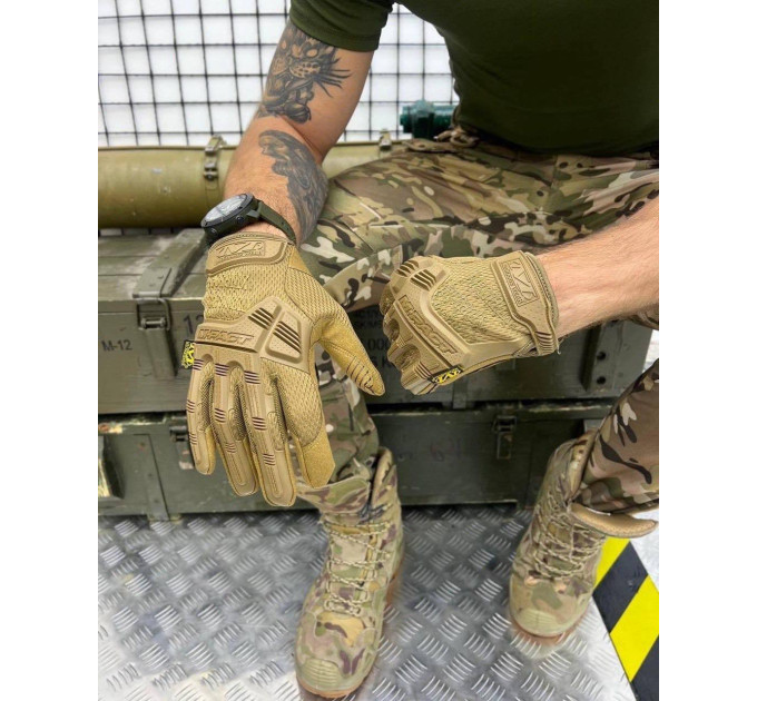 Рукавиці тактичні Mechanix койот Рукавиці тактичні Mechanix койот